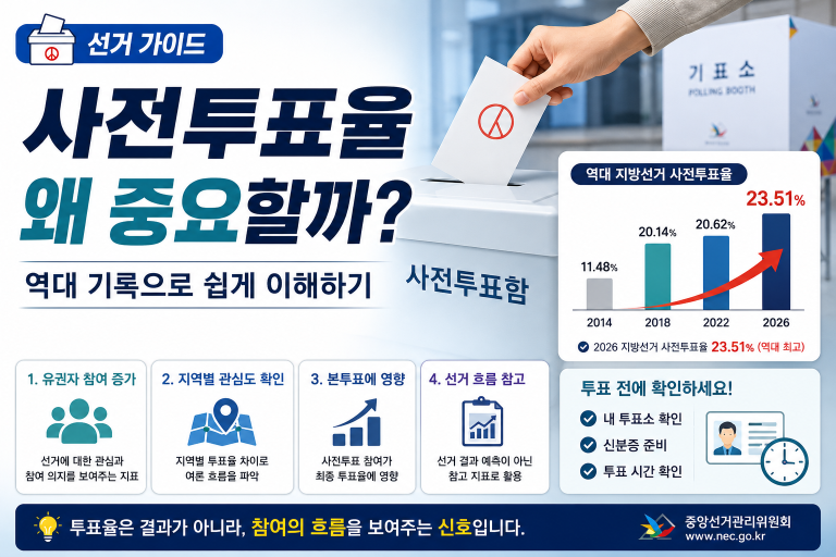 투표용지는 빨리 찍는 것보다 정해진 기표용구로 정확히 표시하는 것이 중요합니다.