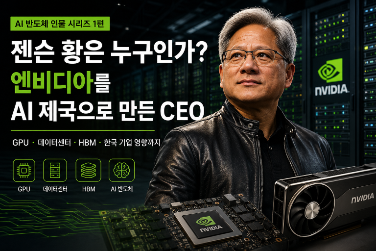 AI 반도체 산업에서 젠슨 황과 엔비디아의 영향력은 GPU를 넘어 데이터센터와 공급망 전체로 확대되고 있습니다.